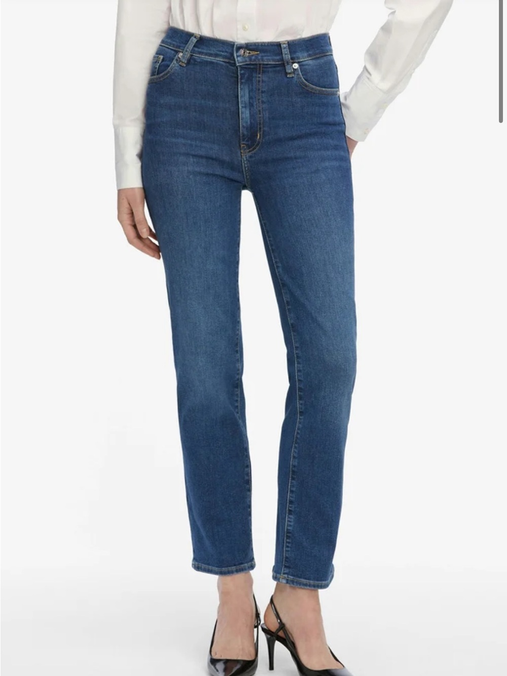 FRAME Le Sleek Straight Long Jeans